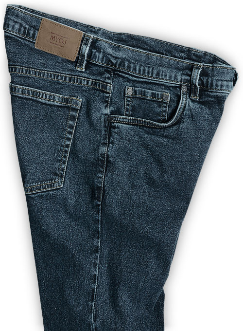 Super Stretch Classic Blue Jeans - Blast Wash