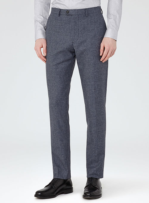 Buy Men Grey Slim Fit Solid Flat Front Casual Trousers Online - 770371 |  Louis Philippe