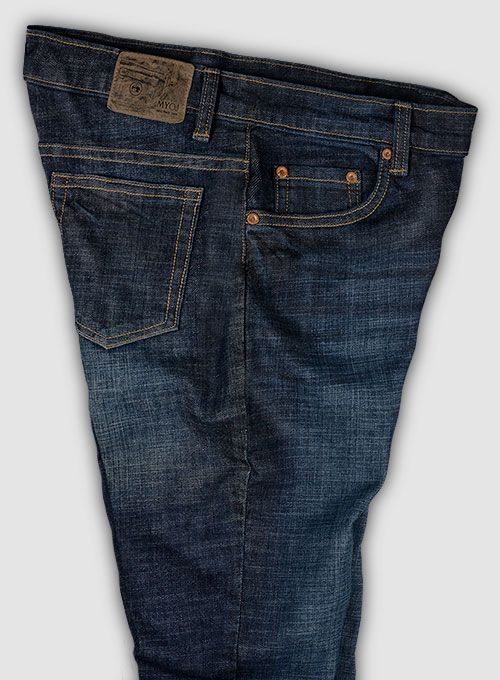 Texas Blue Stretch Hard Wash Whisker Jeans - Click Image to Close