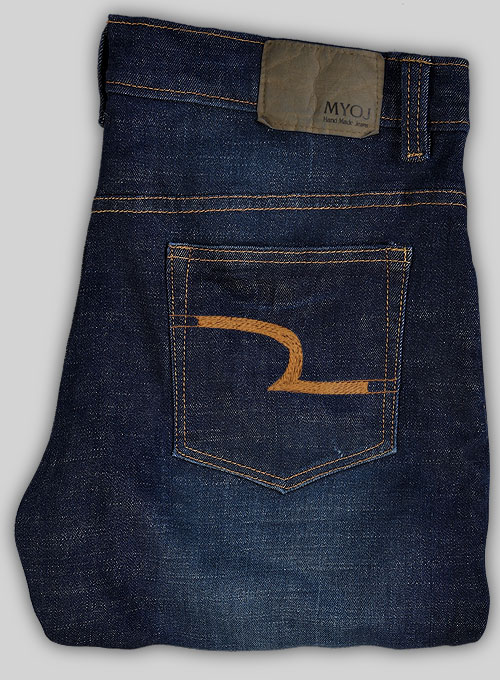 Texas Blue Stretch Hard Wash Whisker Jeans - Look #684 - Click Image to Close