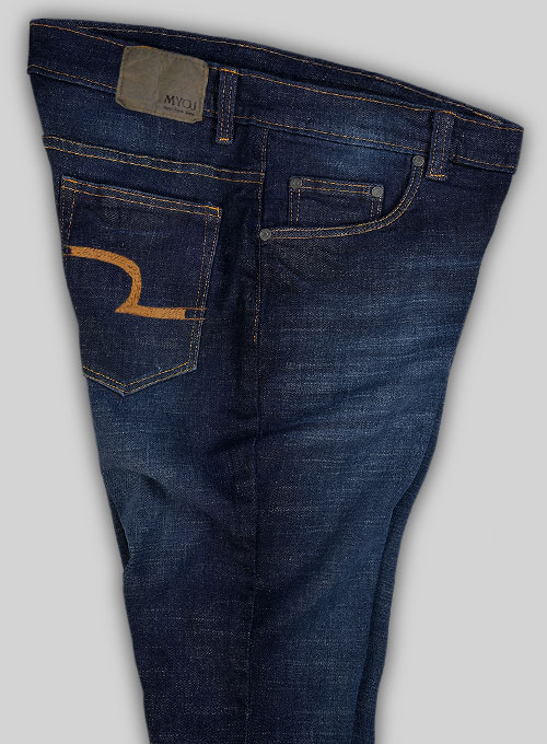 Texas Blue Stretch Hard Wash Whisker Jeans - Look #684 - Click Image to Close