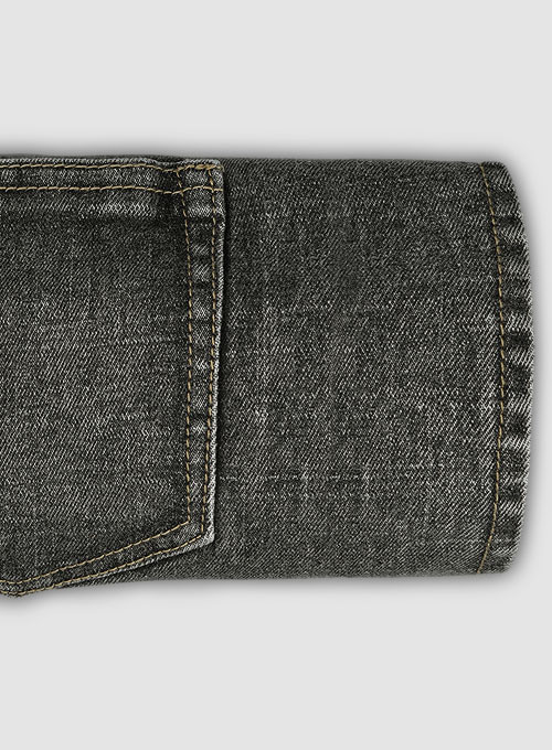 Texas Black Blast Wash Stretch Jeans - Click Image to Close
