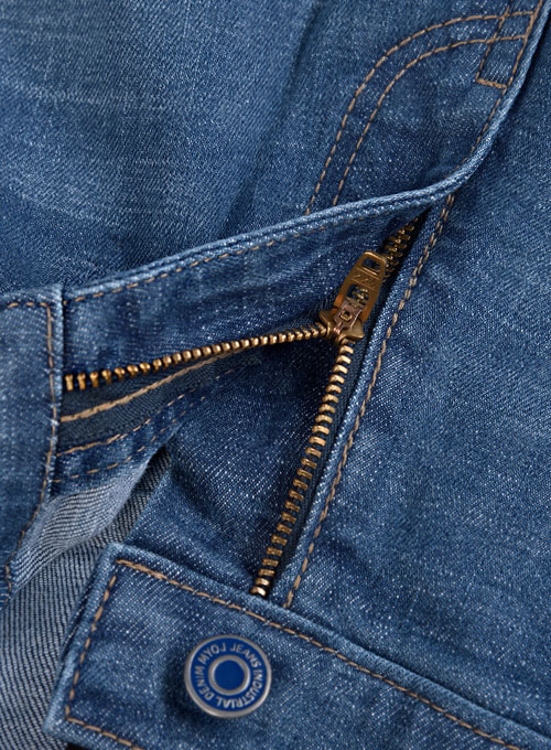 Texas Blue Stretch Stone Wash Whisker Jeans