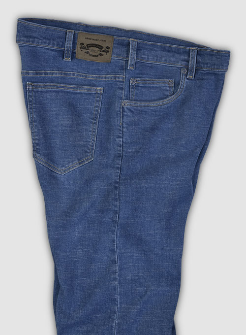 Texas Blue Light Wash Stretch Jeans - Click Image to Close