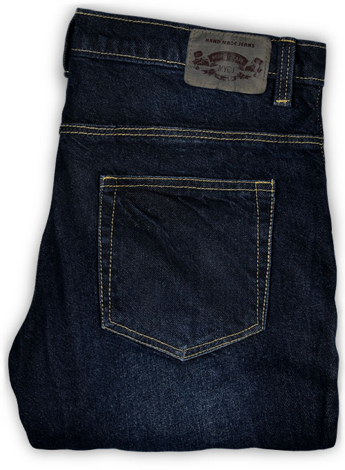 The Blue Hard Wash Whisker Jeans
