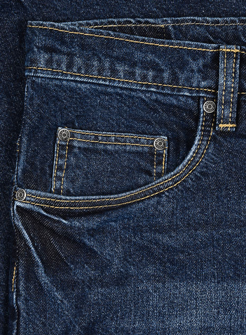 Eddie Blue Indigo Wash Whisker Jeans - Click Image to Close