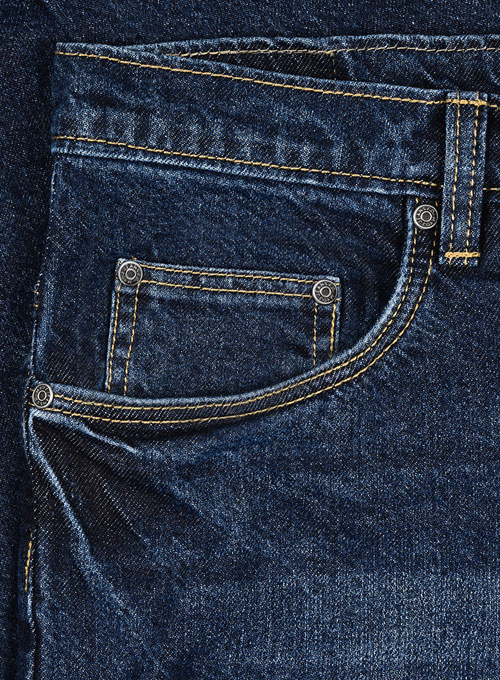 Eddie Blue Indigo Wash Whisker Jeans