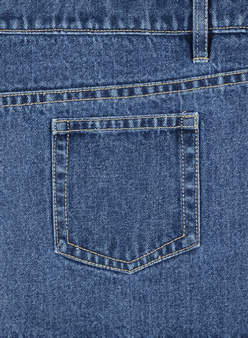 Men's Light Stone Washed Blue Jeans | Martin Valen