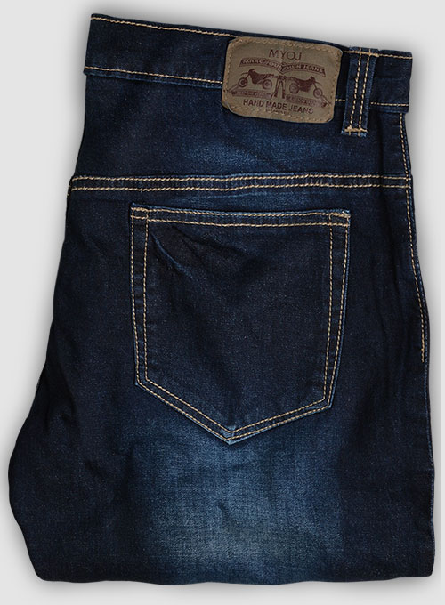 Titus Blue Hard Wash Whisker Stretch Jeans