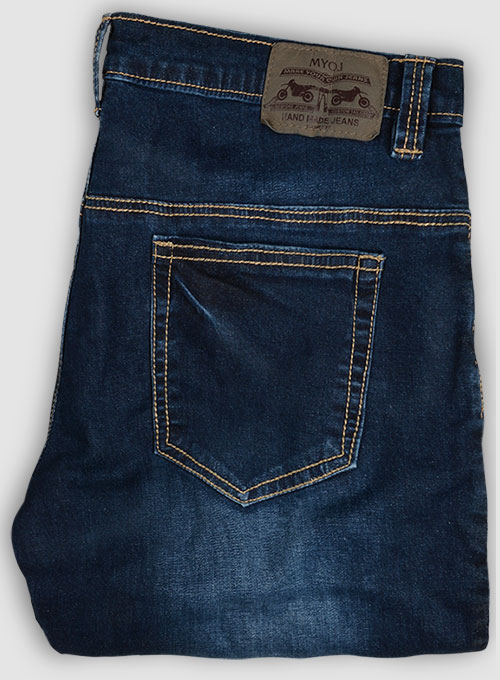 Titus Blue Indigo Wash Whisker Stretch Jeans