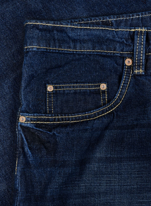 Travellers Blue Hard Wash Whisker Jeans