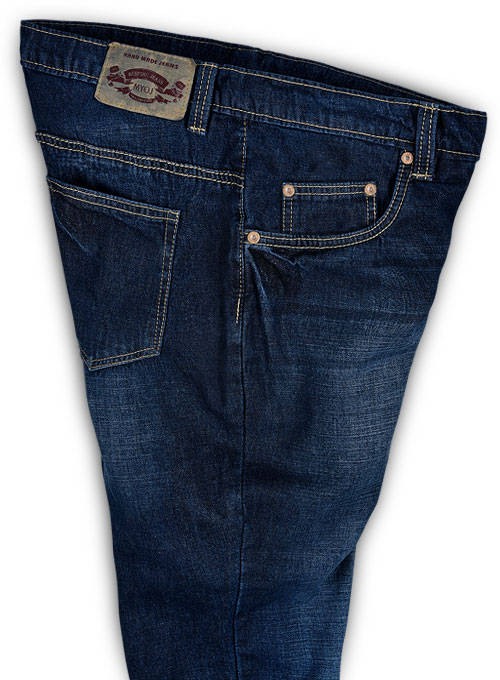 Travellers Blue Hard Wash Whisker Jeans