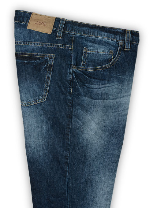 7oz Light Weight Jeans - Treated Hard Wash - Click Image to Close