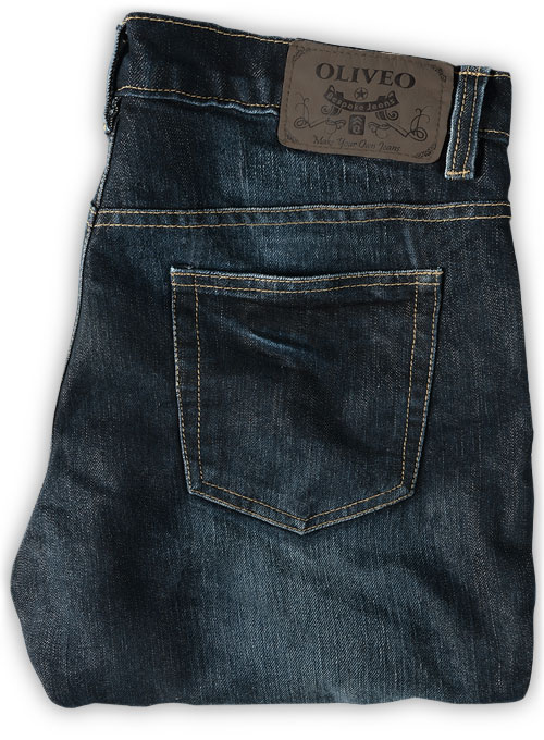 Varro Blue Hard Wash Whisker Jeans