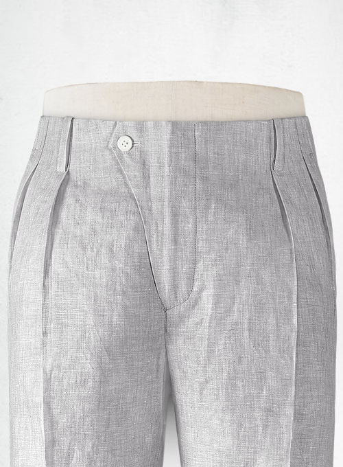 Vintage Manny Linen Trousers - Click Image to Close