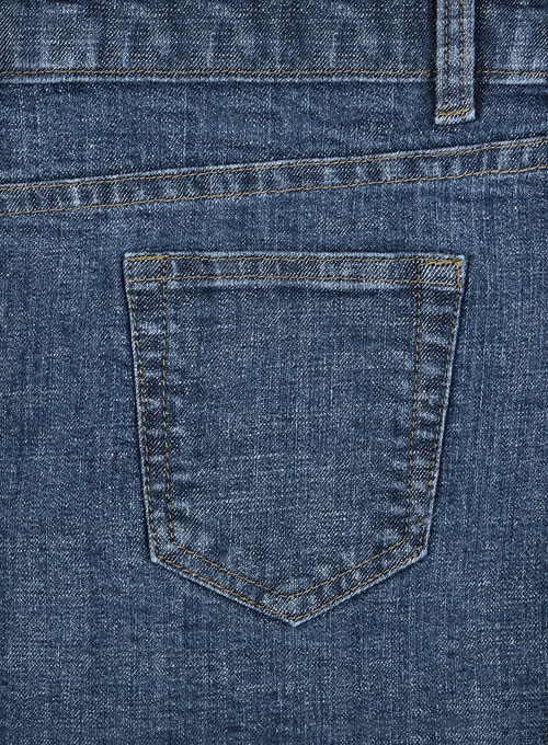 Whale Blue Stone Wash Stretch Jeans : Made Measure Custom Men & Women, MakeYourOwnJeans®