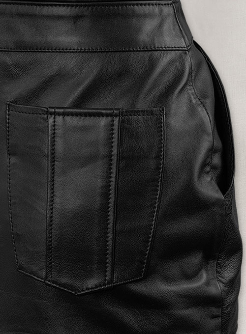 Anjela Johnson Leather Skirt - Click Image to Close