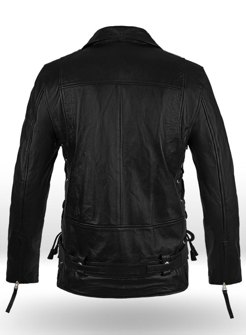 Arnold Schwarzenegger Terminator 2 Leather Jacket and Pants Set - Click Image to Close