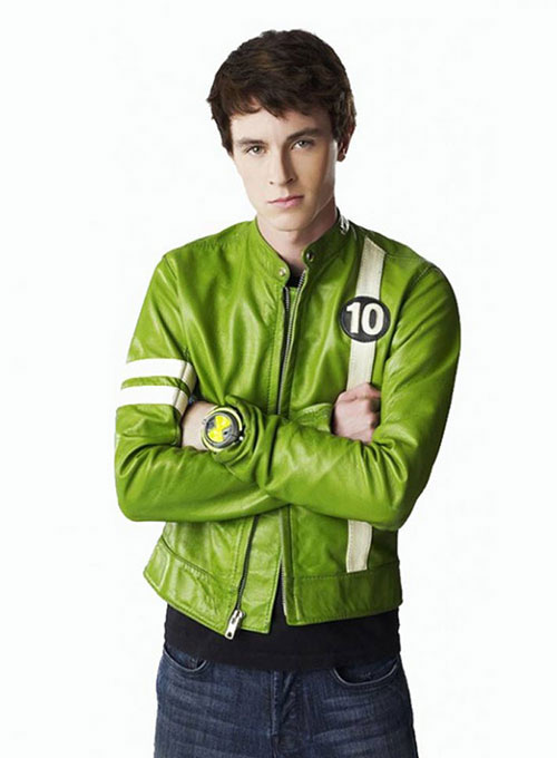 Ben 10 Kids Leather Jacket - Click Image to Close