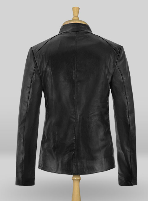 Black Leather Jacket # 230 - Click Image to Close