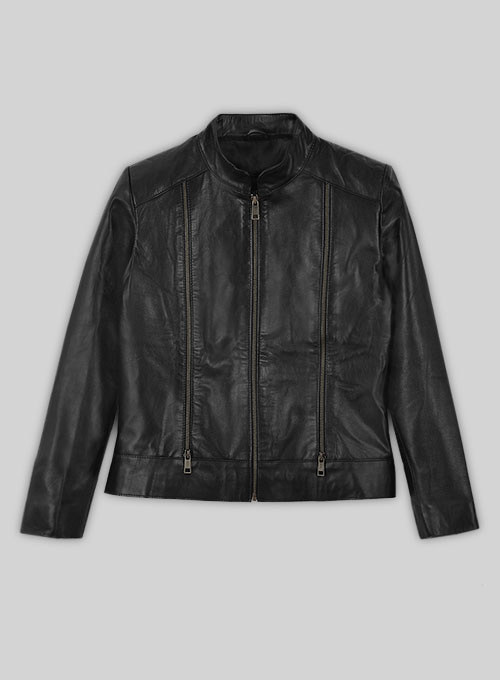 Black Leather Jacket # 230