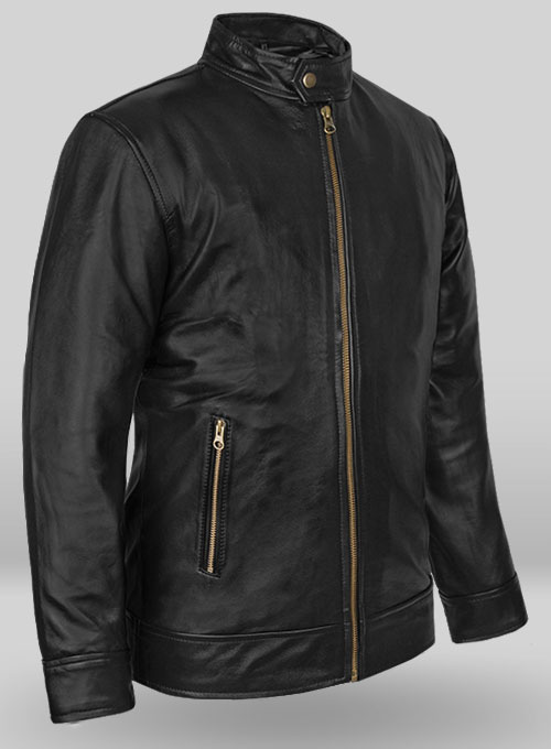 Black Zac Efron Baywatch Leather Jacket - Click Image to Close