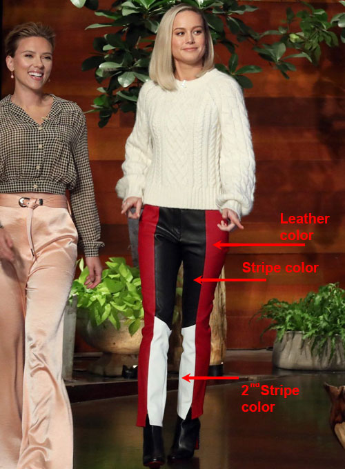Brie Larson Leather Pants - Click Image to Close