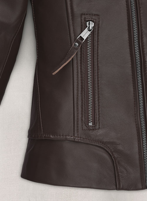 Brown Jennifer Aniston Leather Jacket - Click Image to Close