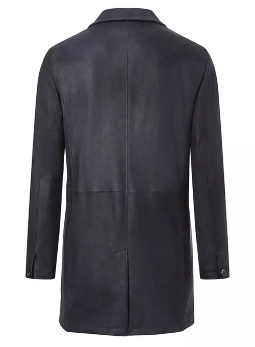 Cara Leather Trench Coat - Click Image to Close