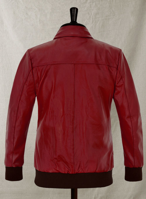 Cherry Red Drake Graham Toronto Film Festival Leather Jacket