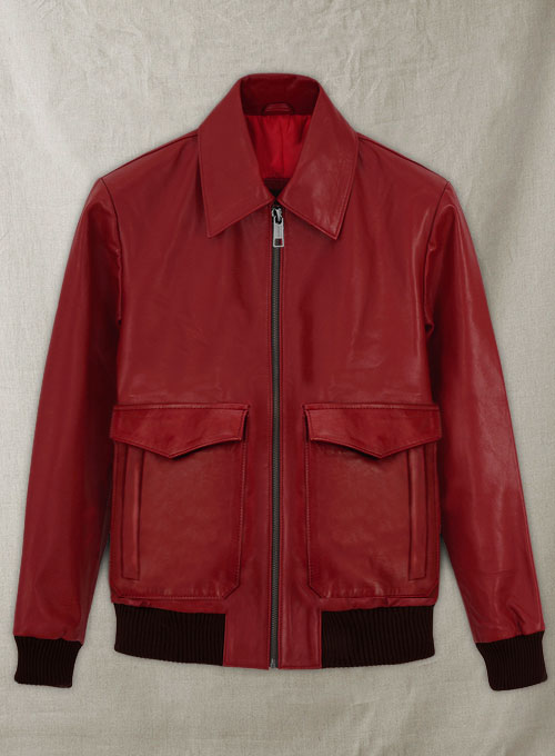 Cherry Red Drake Graham Toronto Film Festival Leather Jacket