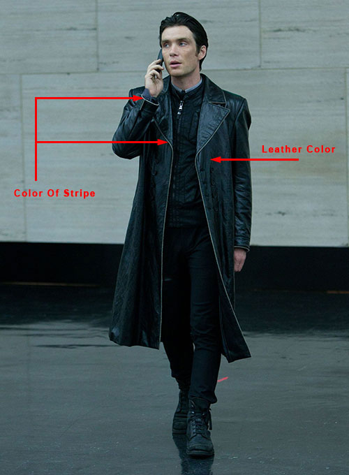 Cillian Murphy In Time Leather Long Coat - Click Image to Close