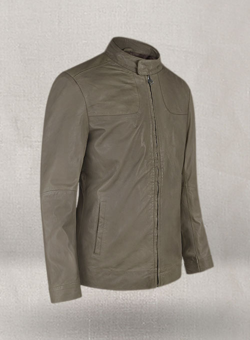 Croma Gray Washed & Wax Tom Cruise Fallout Leather Jacket - Click Image to Close