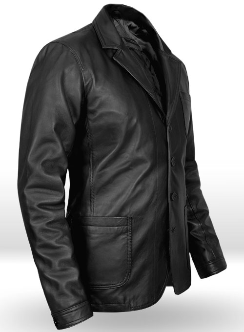 Daniel Craig Leather Blazer