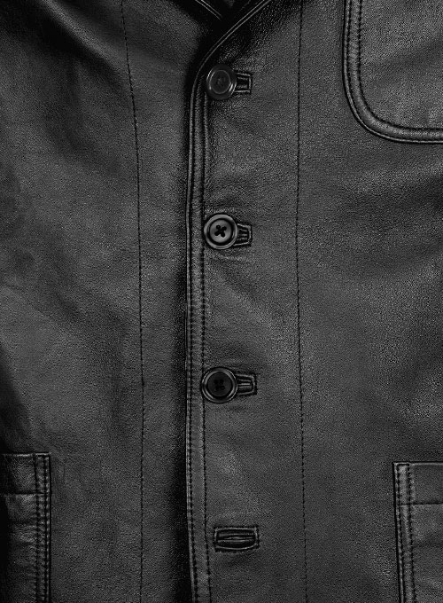 Daniel Craig Leather Blazer
