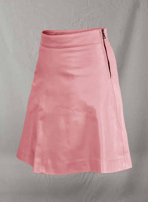 Ellen Pompeo Leather Skirt