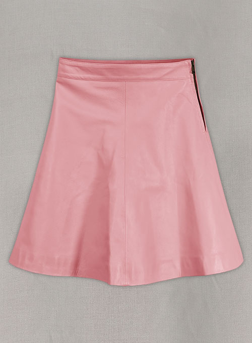 Ellen Pompeo Leather Skirt - Click Image to Close