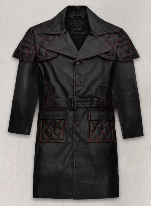 Elvis Presley Leather Long Coat - Click Image to Close