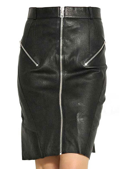 Fleur Leather Skirt - # 430