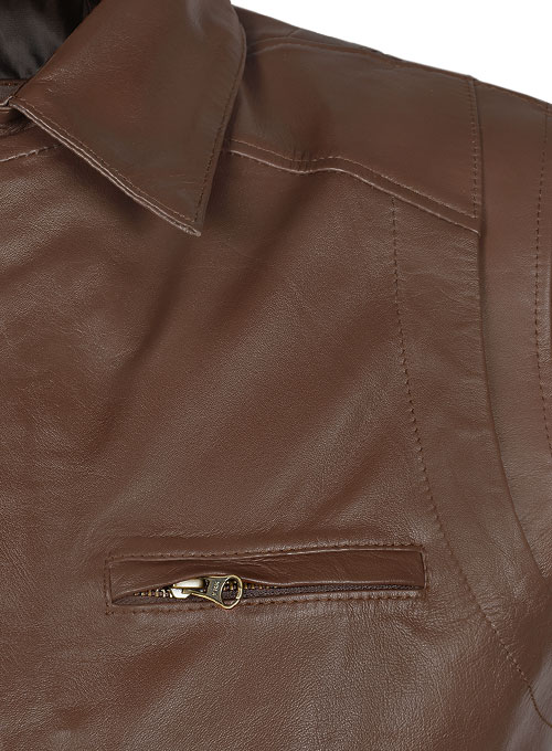 Hunter Bomber Leather Jacket