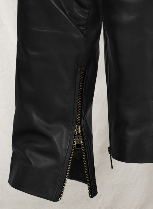Leather Biker Jeans - Style #503 - Click Image to Close