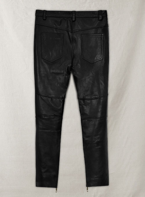 Leather Biker Jeans - Style #503 - Click Image to Close