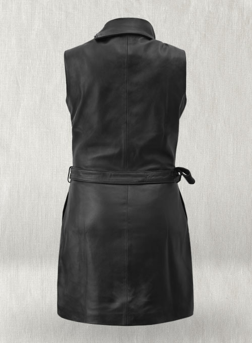 Jennifer Aniston Murder Mystery Premiere Leather Dress