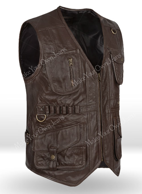 Chris Pratt Jurassic World Fallen Kingdom Leather Vest