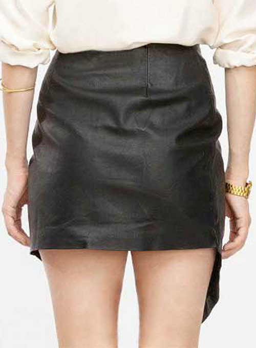 Kerchief Leather Skirt - # 420