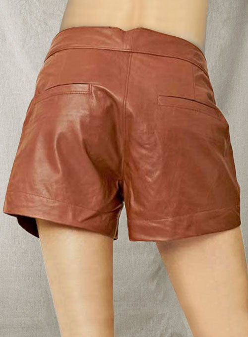 Leather Cargo Shorts Style # 360 - Click Image to Close