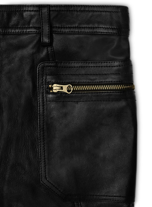 Black Stretch Leather Jeans : Made To Measure Custom Jeans For Men & Women,  MakeYourOwnJeans®