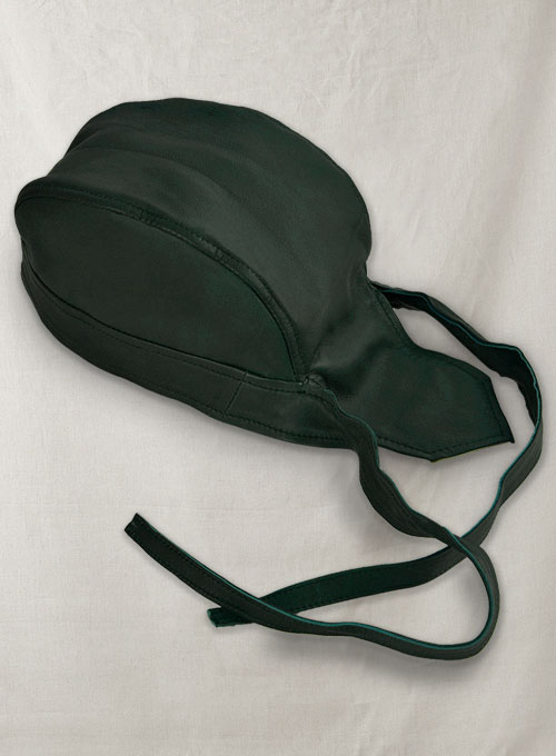 Leather Bandana Cap - Click Image to Close