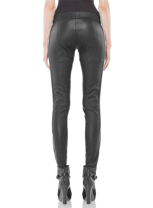 Leather  Biker Jeans - Style #510