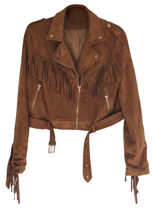 Leather Fringes Jacket #1010